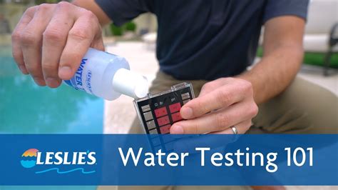 does leslie's test pool water|testing pool water for dummies.